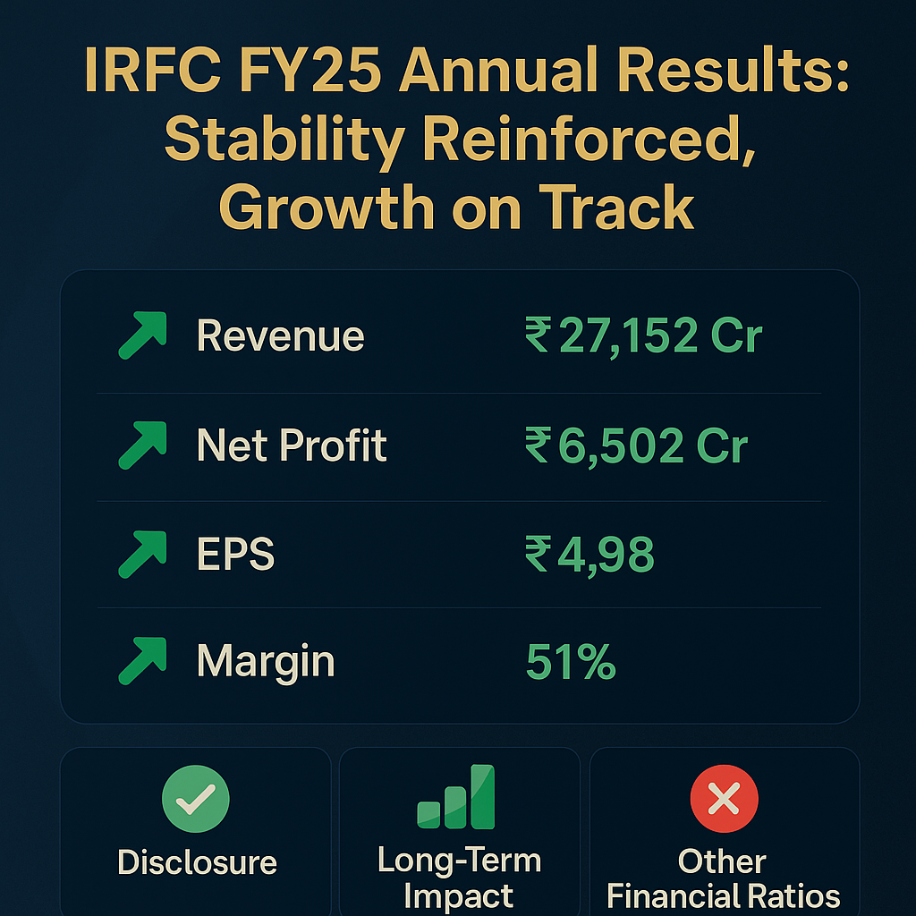 IRFC FY25 Results: Strong Growth, Robust Liquidity, Strategic Outlook for Long-Term Investors